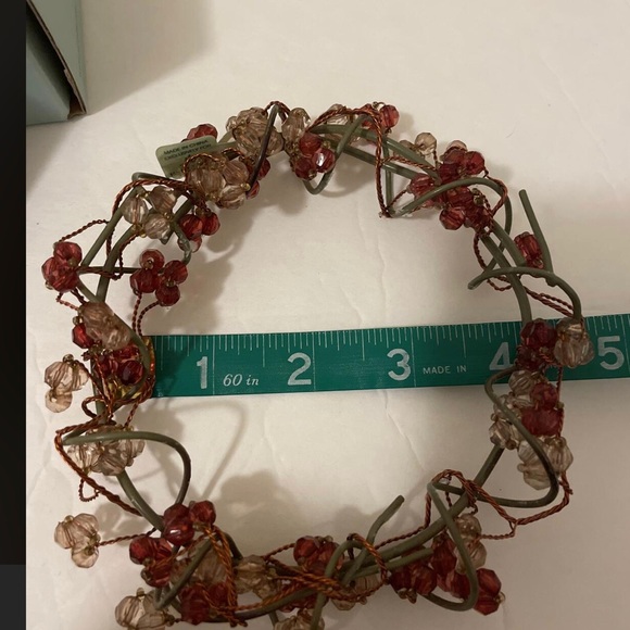 PartyLite Moroccan Spice Beaded Candle Ring - Picture 4 of 5